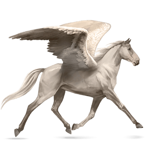 Верховой Пегас Лошадь лузитанской породы Красно-гнедая