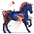 Верховой единорог Лошадь лузитанской породы Рыжая