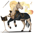 Верховая лошадь Английская чистокровная Огненно-гнедой