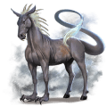 Верховая лошадь Лошадь лузитанской породы Светло-серый