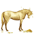 Верховой единорог Лошадь лузитанской породы Изабелловая