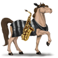 Верховая лошадь Чистокровная испанская Огненно-гнедой
